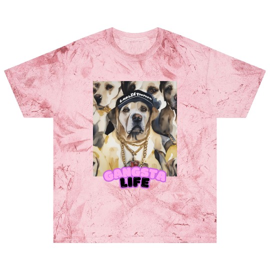 Gangsta Life Labrador 5 Blast T Shirts