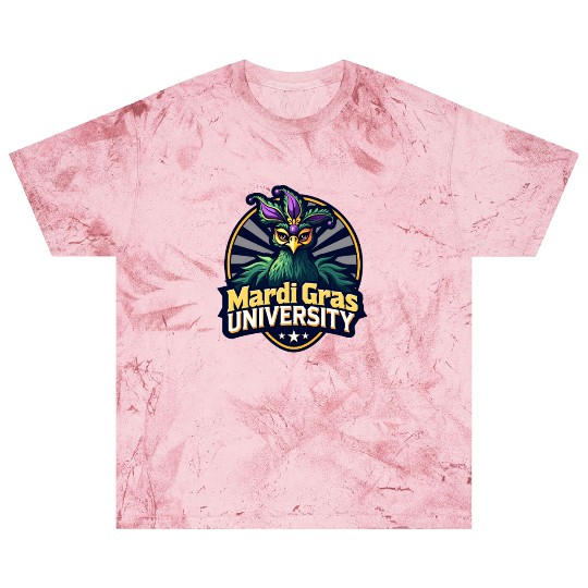 Mardi Gras University Peacock Women's Mardi Gramas Blast T Shirts