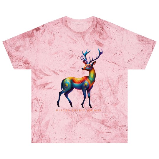 Pisces Spirit Animal Deer Alebrije Blast T Shirts
