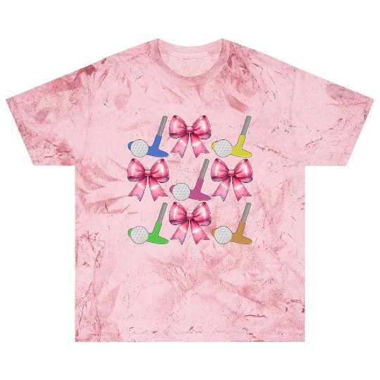 Coquette Bow Mini Golf Golfer Mothers Day Blast T Shirts