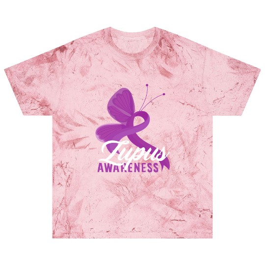Lupus Awareness Butterfly Embrace Blast T Shirts