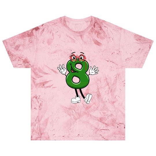 Number Eight Galaxy Grin Cosmic Charm Blast T Shirts