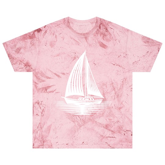 Sailboat In Calm Sea On The Horizon Blast T Shirts