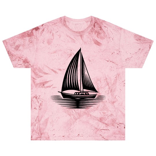 Sailboat In Calm Sea On The Horizon Blast T Shirts