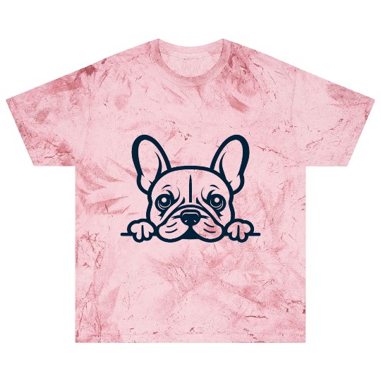French Bulldog Frenchie Sweet Face Blue Blast T Shirts