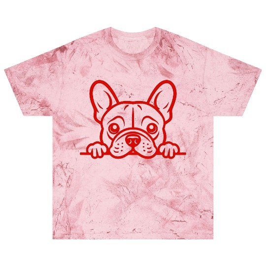 French Bulldog Frenchie Sweet Face Red Blast T Shirts