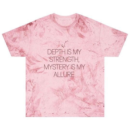 Scorpio Zodiac: Depth Is My Strength, Mystery Is Blast T Shirts