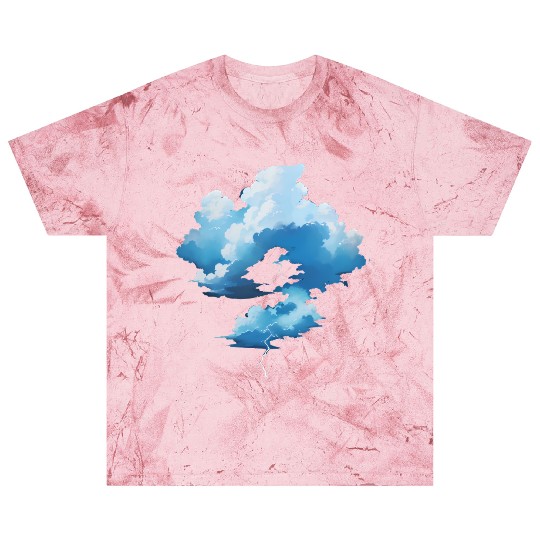 Blue Storm Clouds Blast T Shirts