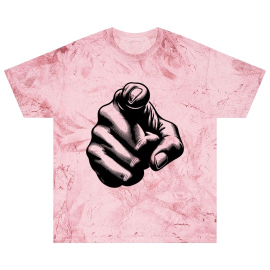 Motivational Design Index Finger Hand Gesture Blast T Shirts