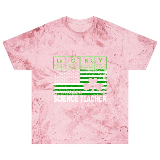 Lucky to Be a Science Teacher St Patricks Day Blast T Shirts