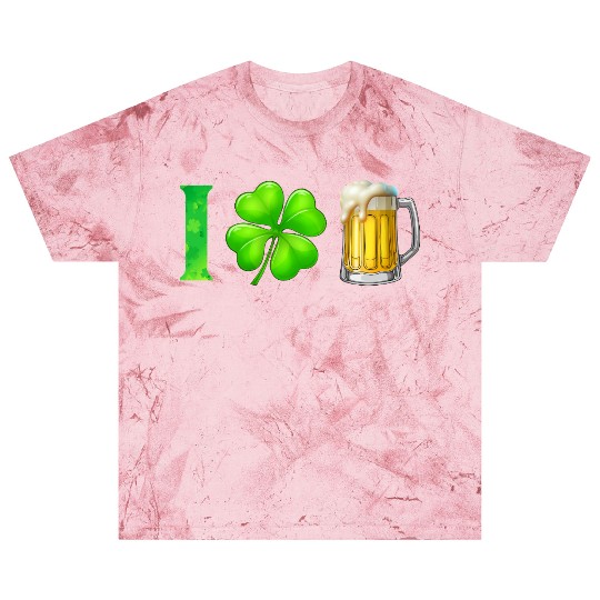 I Shamrock Beer Funny St Patrick's Day I Love Beer Blast T Shirts