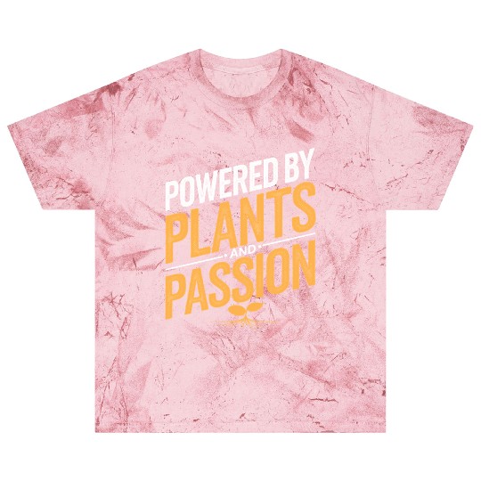 Powered By Plants And Passion Vegan Vegetarian Blast T Shirts