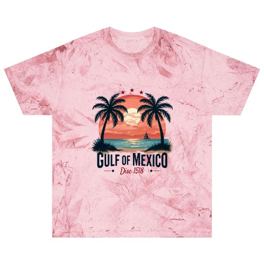 Mexico Beach Vintage Sunset Tropical Vibes Blast T Shirts