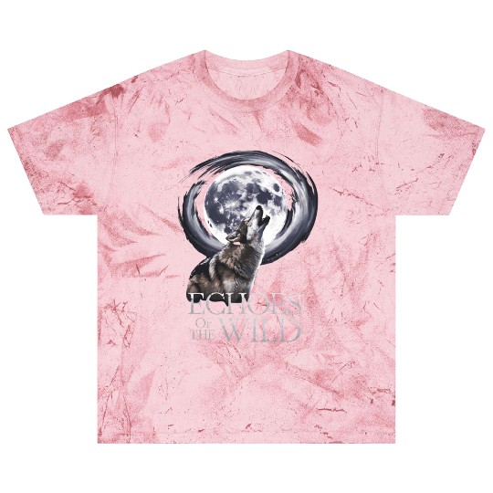 Echoes Of The Wild Howling Wolf Moon Art Blast T Shirts