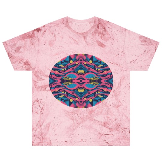 Risograph Nature Car Art - Colorful Blast T Shirts
