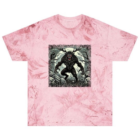 Wendigo Monster Deer Easter Werewolf Creepy Blast T Shirts