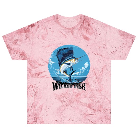 Wicked Fish Sailfish Adventure Ocean Breeze Blast T Shirts