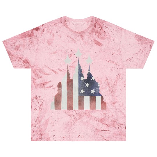 Patriotic Flyby F-22 Raptor Blast T Shirts