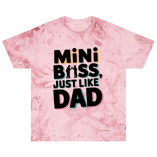 Mini Boss Just Like Dad – Father & Son Matching Blast T Shirts