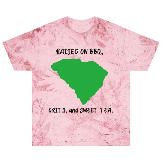 Raised On BBQ, Grits, and Sweet Tea South Carolina Blast T Shirts