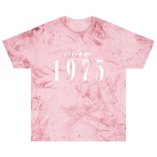 Vintage 1975 Elegant Minimalist Birthday Blast T Shirts