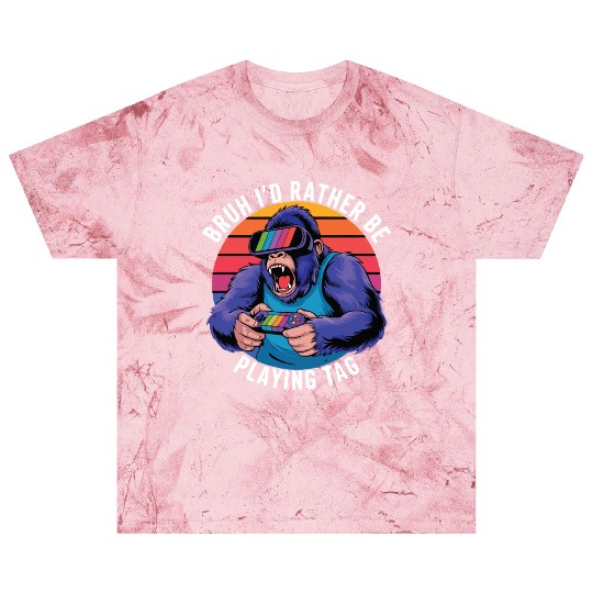 Retro Gamer Ape Blast T Shirts