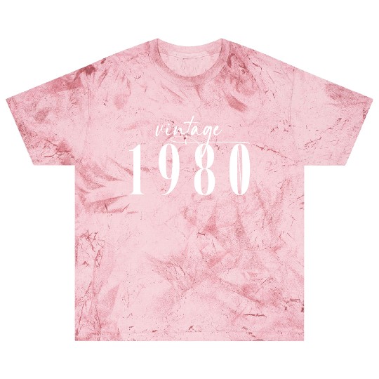 Vintage 1980 Elegant Minimalist Birthday Blast T Shirts