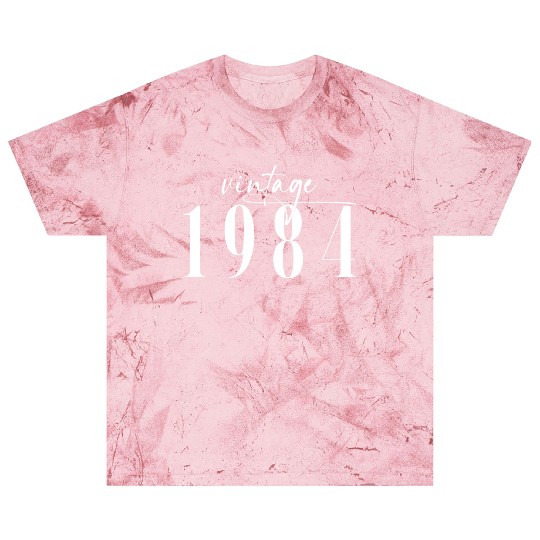 Vintage 1984 Elegant Minimalist Birthday Blast T Shirts