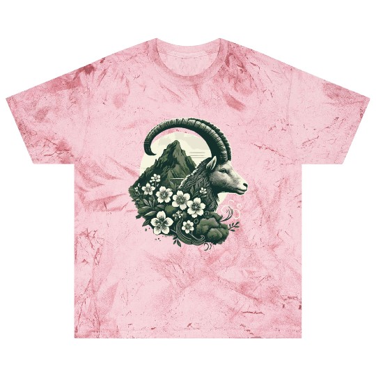 Capricorn Zodiac Sign - Mountain Goat Astrology Blast T Shirts