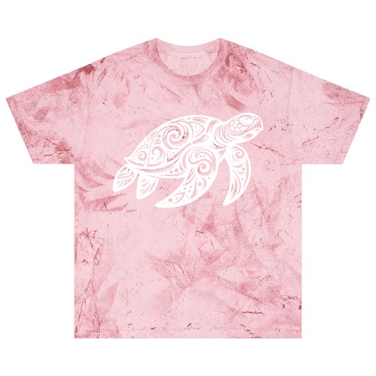 Ornamental Beauty Of A Sea Turtle Blast T Shirts