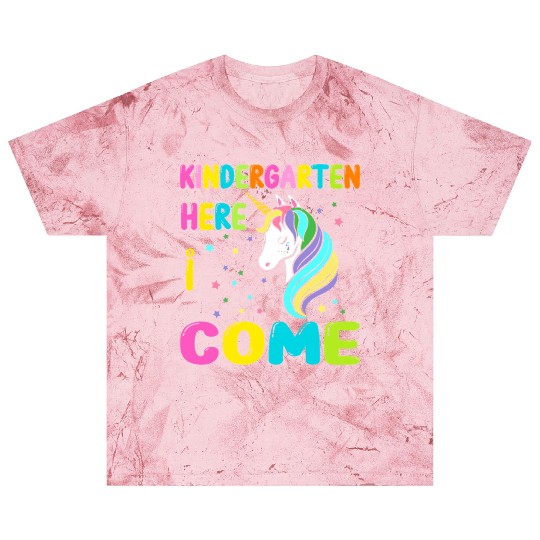 Kindergarten Here I come Back to School Unicorn Blast T Shirts