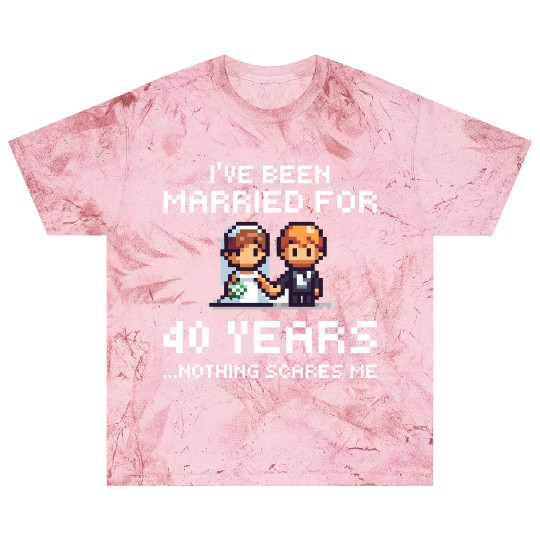 Couples Married 40 Years - Funny 40th Wedding Anni Blast T Shirts