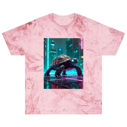 Cyberpunk Turtle Blast T Shirts