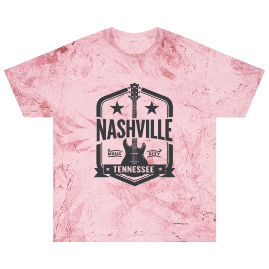 Nashville Music City Guitar Tennessee Blast T Shirts