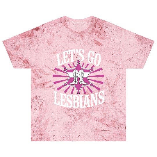 Let’s Go Lesbians Subtle Lesbian Pride Blast T Shirts