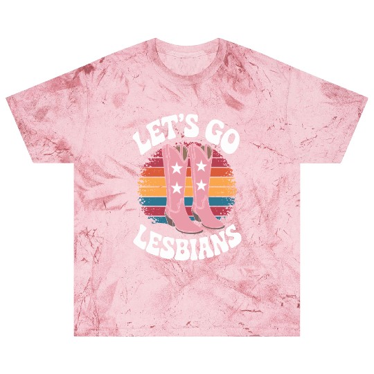 Let’s Go Lesbians Subtle Lesbian Pride Blast T Shirts