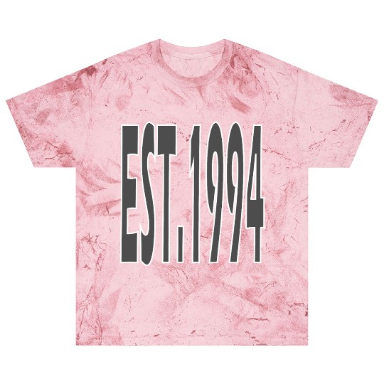 EST. 1994 Ash Text Blast T Shirts – Minimalist Vintage