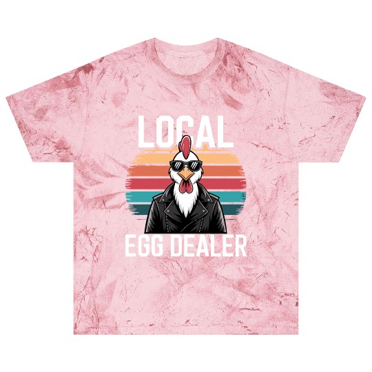 Local Egg Dealer Easter Sunday Retro Chicken Blast T Shirts