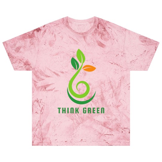Think Green – Eco-Friendly Green Leaf Blast T Shirts
