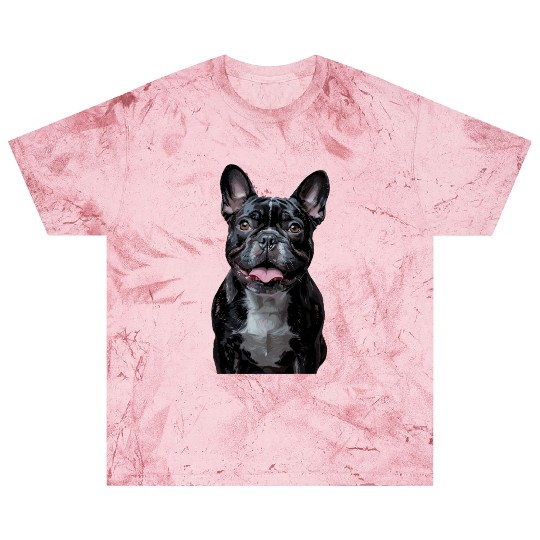 Charming French Bulldog Portrait Capturing Joyful Blast T Shirts
