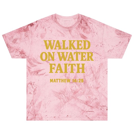 Walk on Water gold Blast T Shirts