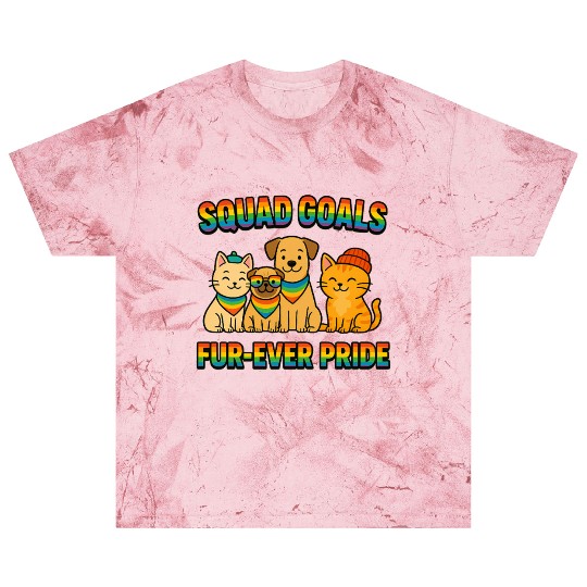 LGBTQ+ Pride Pet Squad Blast T Shirts – Rainbow Dogs & Ca