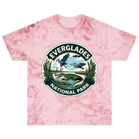Everglades National Park Florida USA Logo Blast T Shirts