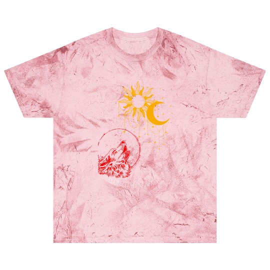 "Night Wolf – Lunar Howl Graphic Blast T Shirts"