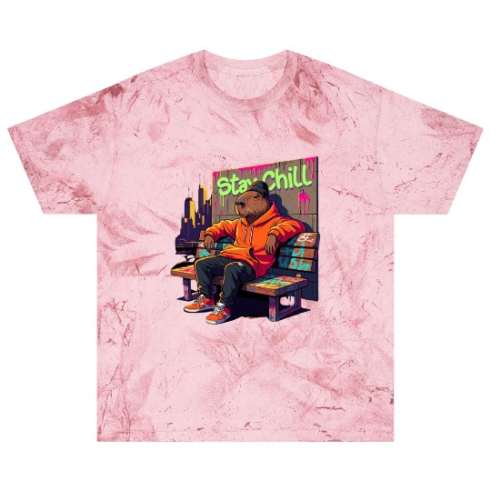 Capybara Stay Chill Blast T Shirts