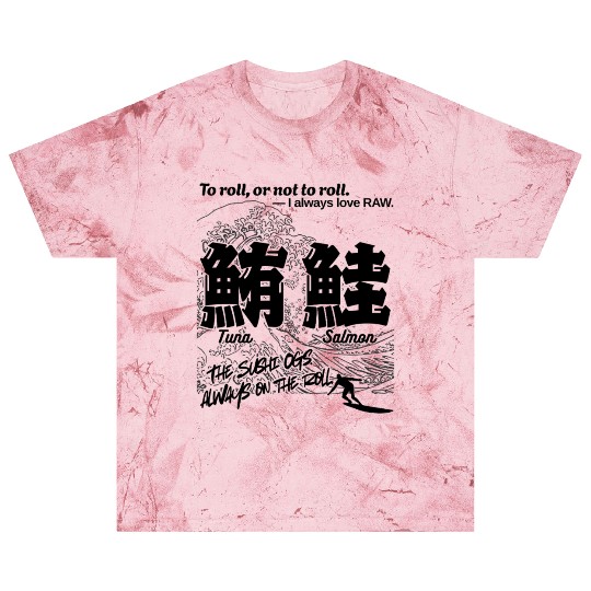 Sushi Kanji Blast T Shirts - Tuna & Salmon | The Sushi OGs