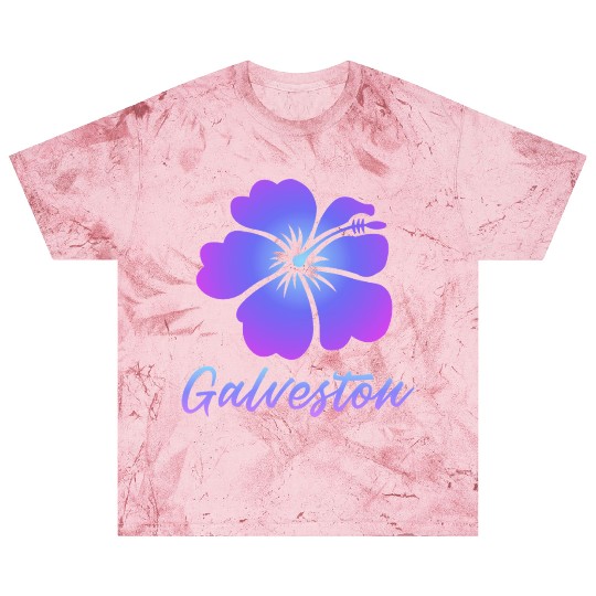 Galveston Hibiscus Blast T Shirts
