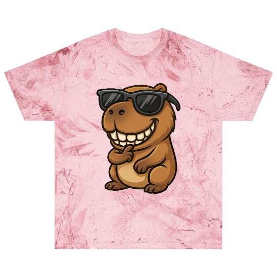 Cool capybara guinea pig sunglasses smile Blast T Shirts