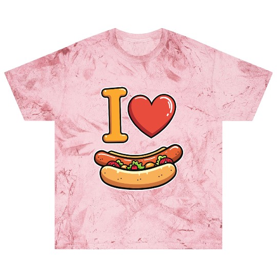 I Love Hotdogs - Fast Food Snack Fun Blast T Shirts