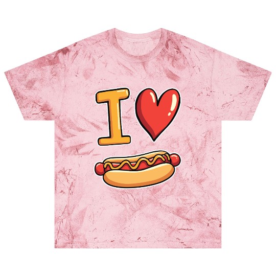 I Love Hotdogs - Fast Food Snack Fun Blast T Shirts